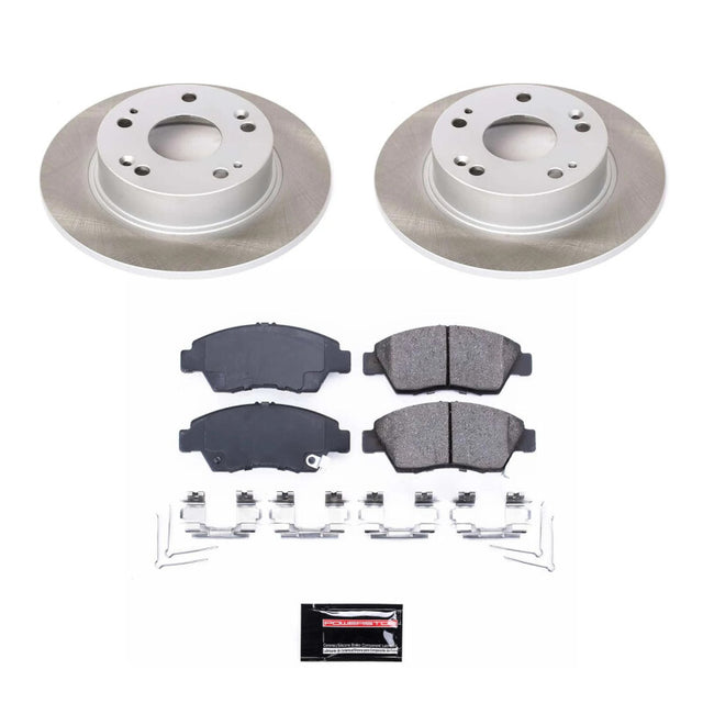 Power Stop 06-11 Honda Civic Front Semi-Coated Rotor Kit - RPL Performance