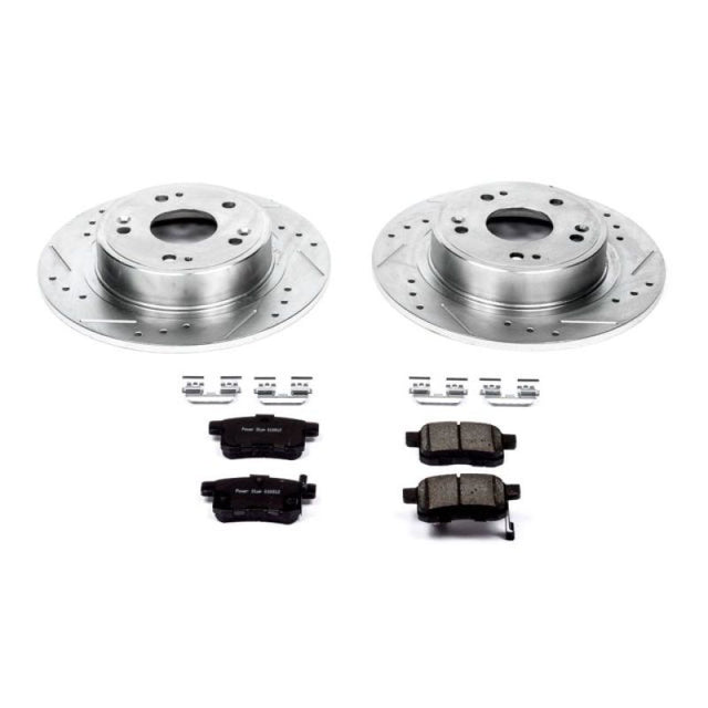 Power Stop 09-10 Acura TSX Rear Z23 Evolution Sport Brake Kit - RPL Performance