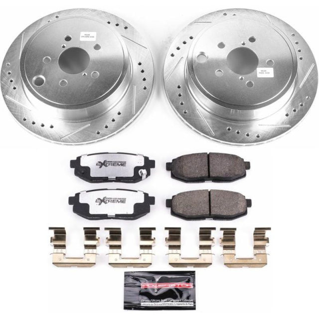 Power Stop 13-16 Scion FR-S Rear Z26 Street Warrior Brake Kit - RPL Performance