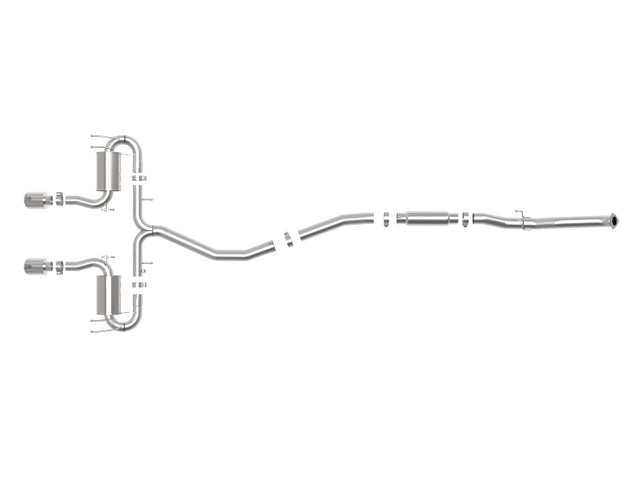 aFe Takeda 3in 304 SS Cat-Back Exhaust System w/Polished Tips 17-21 Honda Civic Sport L4-1.5L (t) - RPL Performance