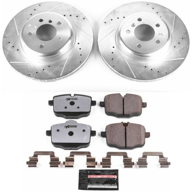 Power Stop 11-16 BMW 550i Rear Z26 Street Warrior Brake Kit - RPL Performance