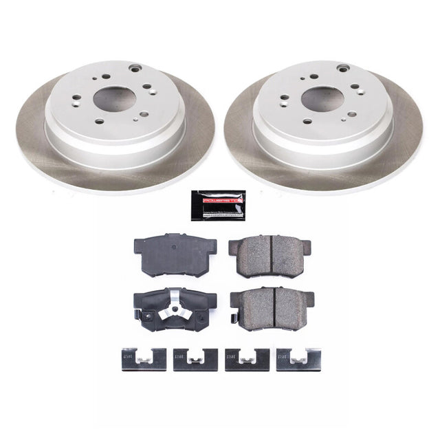 Power Stop 05-16 Honda CR-V Rear Semi-Coated Rotor Kit - RPL Performance