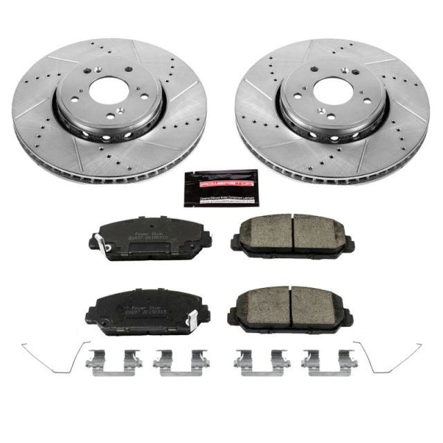 Power Stop 2016 Acura ILX Front Z23 Evolution Sport Brake Kit - RPL Performance