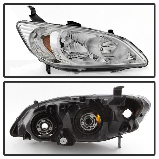 xTune 04-05 Honda Civic (Excl Hatchback/Si) OEM Style Headlights - Chrome (HD-JH-HC04-4D-AM-C) - RPL Performance