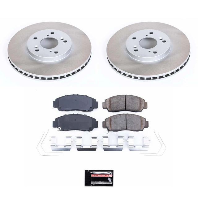 Power Stop 11-12 Honda Accord Front Semi-Coated Rotor Kit - RPL Performance