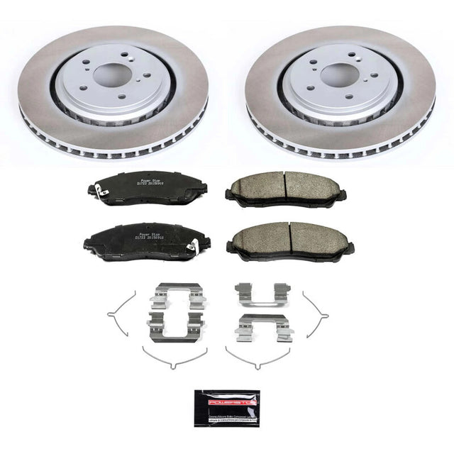 Power Stop 14-16 Acura MDX Front Semi-Coated Rotor Kit - RPL Performance