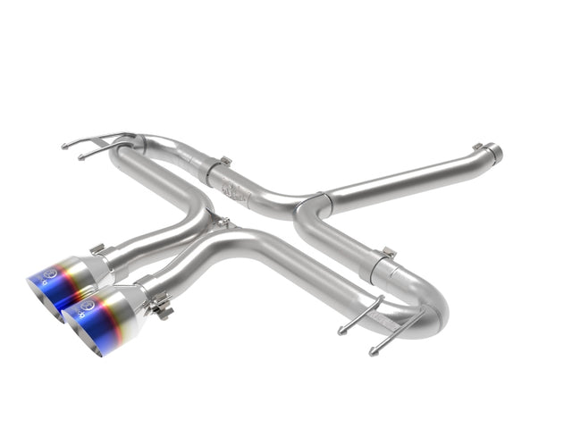 aFe Takeda 2-1/2in 304 SS Axle-Back Exhaust w/Blue Flame Tips 17-20 Honda Civic Sport L4-1.5L (t) - RPL Performance