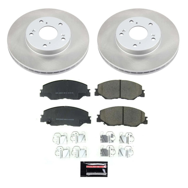 Power Stop 19-22 Honda Insight Front Semi-Coated Rotor Kit - RPL Performance