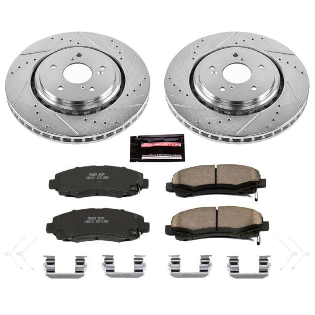 Power Stop 15-19 Acura TLX Front Z23 Evolution Sport Brake Kit - RPL Performance