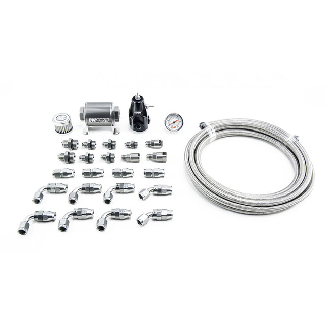 DeatschWerks 01-15 Honda Civic DW400 Pump Module Return Plumbing Kit w/PTFE Fuel Lines - RPL Performance