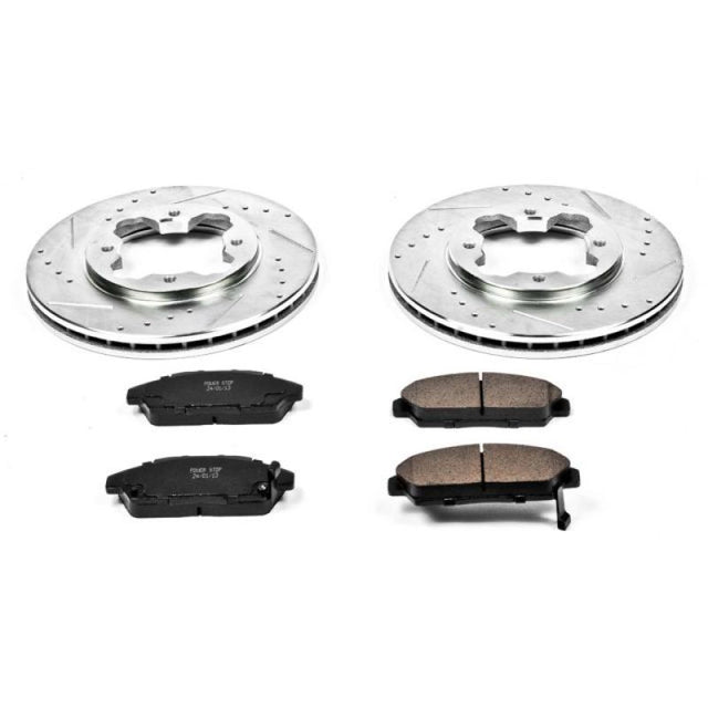 Power Stop 90-93 Honda Accord Front Z23 Evolution Sport Brake Kit - RPL Performance