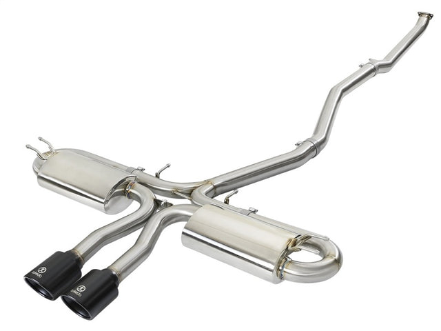 aFe Takeda 3in 304 SS Cat-Back Exhaust System w/ Black Tips 2017+ Honda Civic Si (4dr) I4 1.5L (t) - RPL Performance