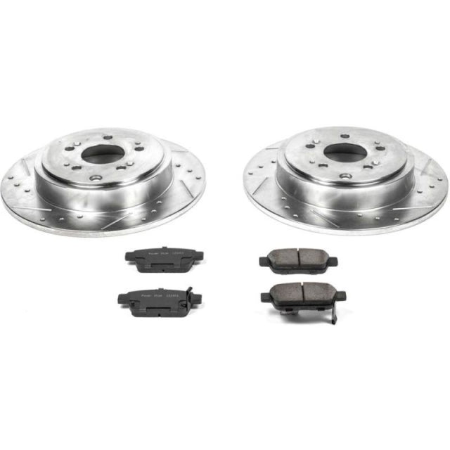 Power Stop 06-14 Honda Ridgeline Rear Z23 Evolution Sport Brake Kit - RPL Performance