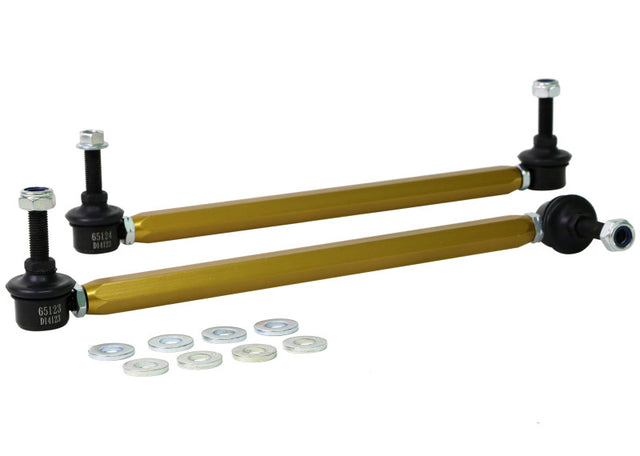 Whiteline 06/05+ Ford Focus LS / 05/09+ Mazda 3 BK Front Swaybar Link Kit H/Duty Adj Steel Ball - RPL Performance