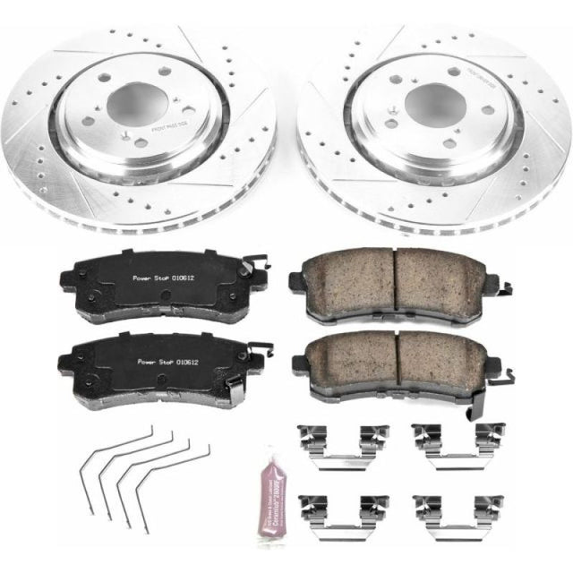 Power Stop 15-17 Honda Odyssey Front Z23 Evolution Sport Brake Kit - RPL Performance
