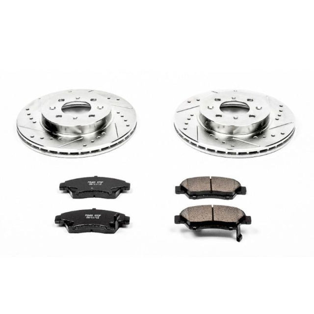 Power Stop 93-95 Honda Civic Front Z23 Evolution Sport Brake Kit - RPL Performance