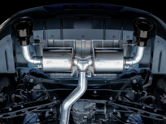 AWE Subaru BRZ/ Toyota GR86/ Toyota 86 Touring Edition Cat-Back Exhaust- Diamond Black Tips - RPL Performance