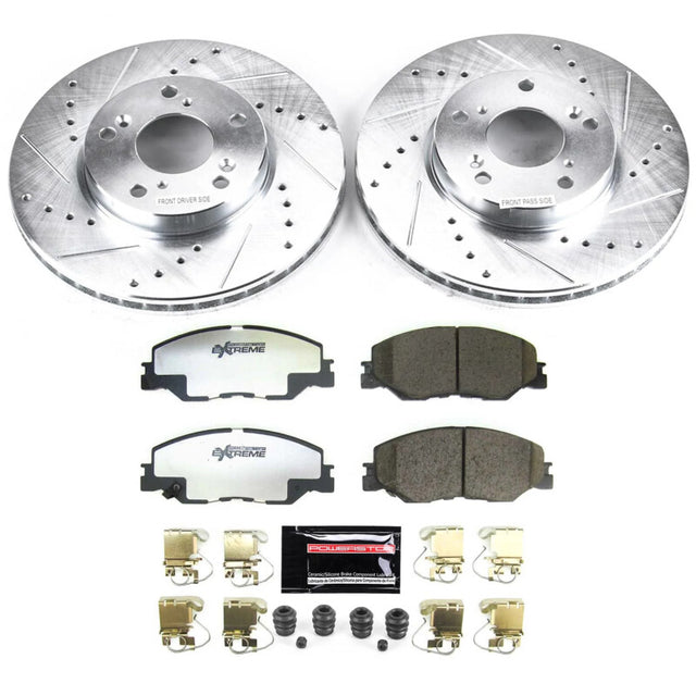 Power Stop 2022 Honda Civic Front Z26 Street Brake Kit - RPL Performance