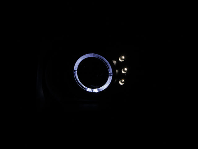 ANZO 2003-2006 Honda Element Projector Headlights w/ Halo Black - RPL Performance