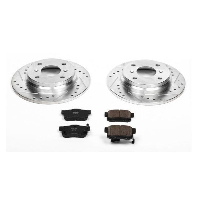Power Stop 92-96 Honda Prelude Rear Z23 Evolution Sport Brake Kit - RPL Performance