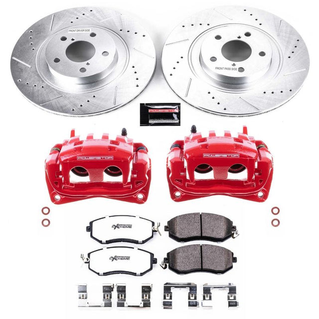 Power Stop 13-16 Scion FR-S Front Z26 Street Warrior Brake Kit w/Calipers - RPL Performance
