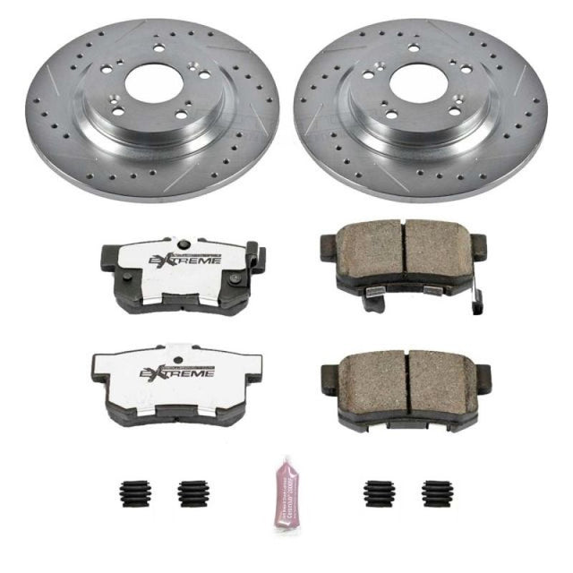 Power Stop 00-09 Honda S2000 Rear Z26 Street Warrior Brake Kit - RPL Performance