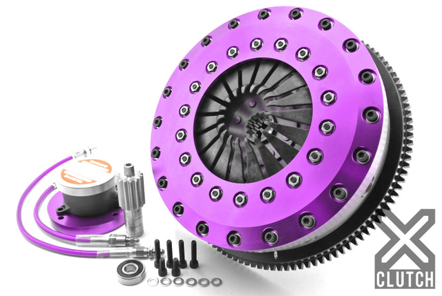 XClutch 93-95 Toyota Supra Twin Turbo 3.0L 9in Twin Solid Organic Clutch Kit - RPL Performance