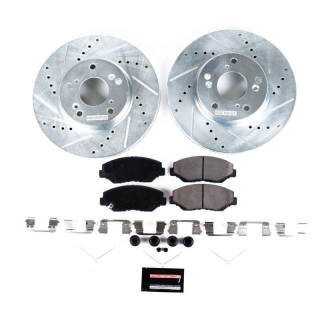 Power Stop 14-15 Acura ILX Front Z23 Evolution Sport Brake Kit - RPL Performance