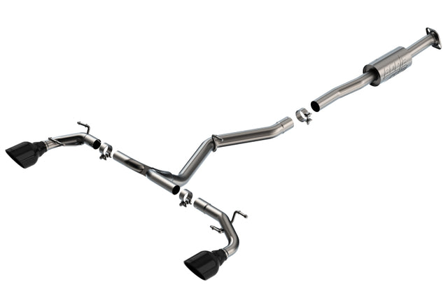 Borla 22-23 Subaru BRZ/Toyota GR86 2.4L RWD AT/MT ATAK Catback Exhaust - Black Chrome Tips - RPL Performance