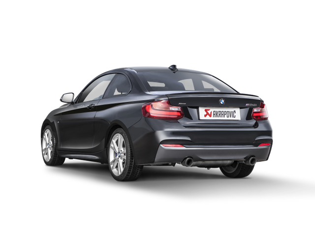 Akrapovic 16-17 BMW M240i (F22 F23) Evolution Line Cat Back (SS) w/ Carbon Tips (Req. Link Pipe) - RPL Performance