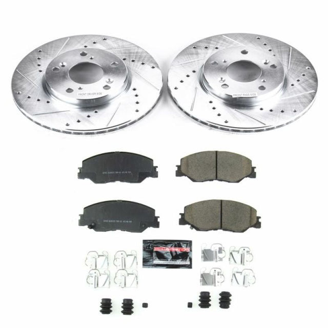 Power Stop 2019 Honda Insight Front Z23 Evolution Sport Brake Kit - RPL Performance