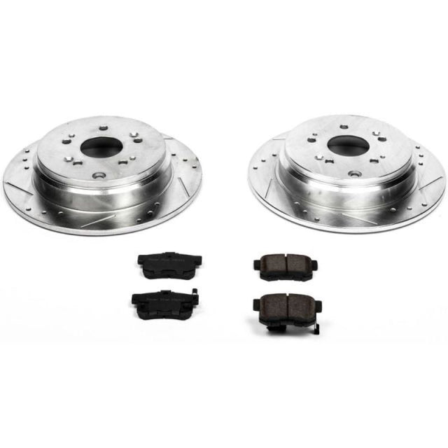 Power Stop 07-09 Acura RDX Rear Z23 Evolution Sport Brake Kit - RPL Performance