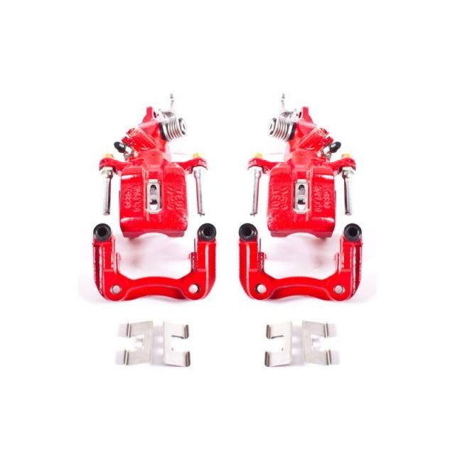 Power Stop 04-08 Acura TSX Rear Red Calipers w/Brackets - Pair - RPL Performance
