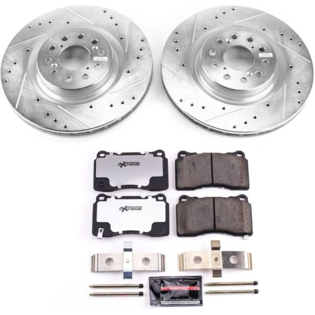 Power Stop 17-19 Honda Civic Front Z26 Street Warrior Brake Kit - RPL Performance
