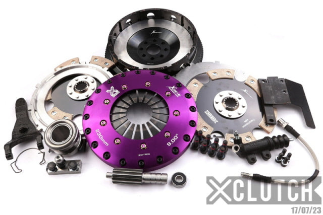 XClutch 93-95 Toyota Supra Twin Turbo 3.0L 9in Twin Solid Ceramic Clutch Kit - RPL Performance