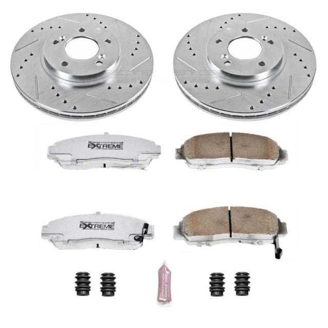 Power Stop 99-04 Acura RL Front Z26 Street Warrior Brake Kit - RPL Performance