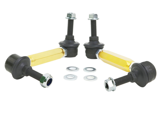Whiteline Universal Sway Bar End Link Kit - 130-155mm Heavy Duty Adjustable - 10mm Ball Studs - RPL Performance