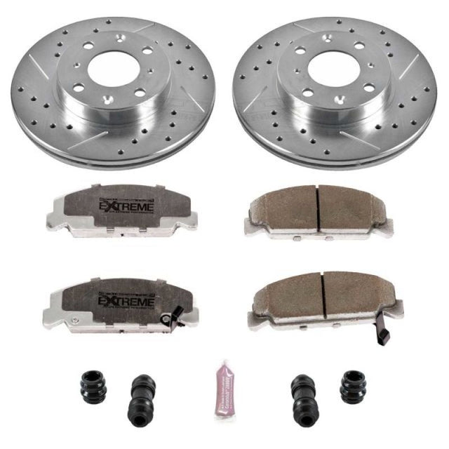 Power Stop 88-89 Honda CRX Front Z26 Street Warrior Brake Kit - RPL Performance