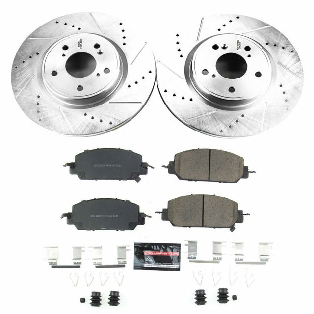 Power Stop 17-18 Honda CR-V Front Z23 Evolution Sport Brake Kit - RPL Performance