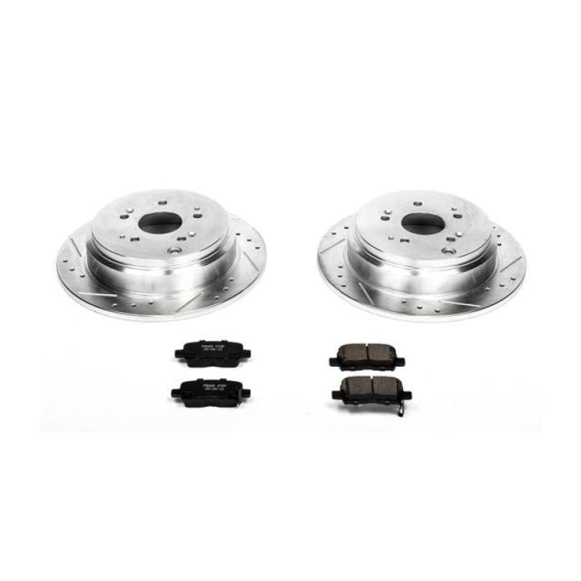 Power Stop 02-04 Honda Odyssey Rear Z23 Evolution Sport Brake Kit - RPL Performance