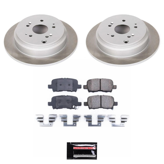 Power Stop 02-04 Honda Odyssey Rear Semi-Coated Rotor Kit - RPL Performance