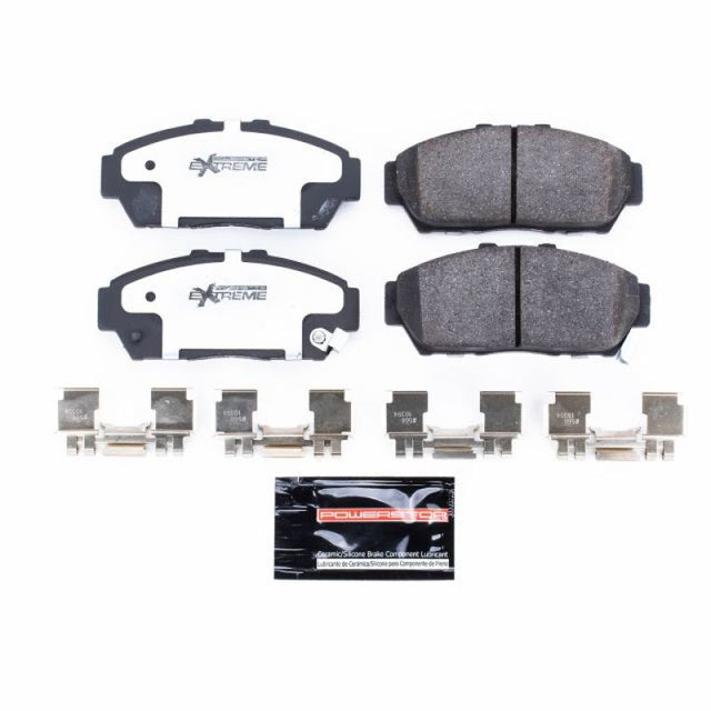 Power Stop 94-01 Acura Integra Front Z26 Extreme Street Brake Pads w/Hardware - RPL Performance
