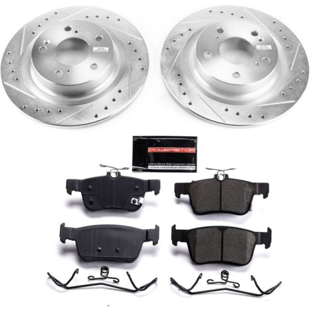 Power Stop 17-19 Honda Civic Rear Z23 Evolution Sport Brake Kit - RPL Performance
