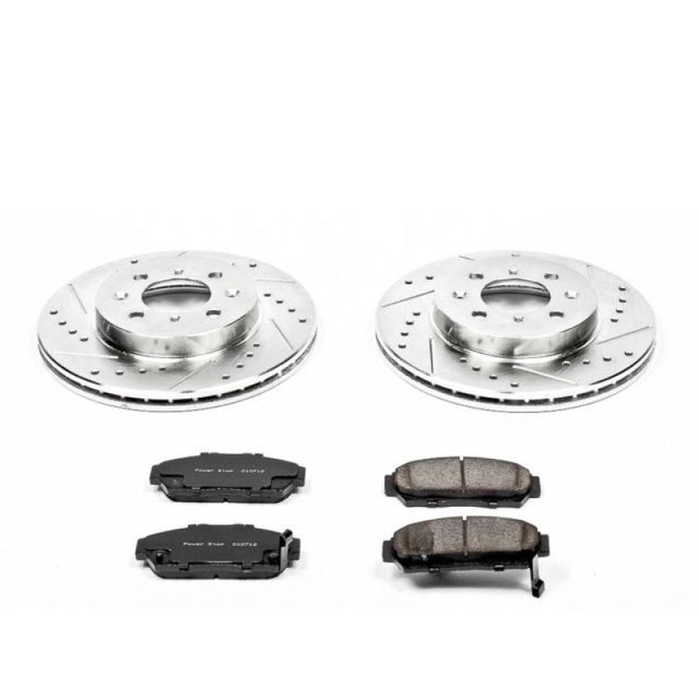Power Stop 94-01 Acura Integra Front Z23 Evolution Sport Brake Kit - RPL Performance