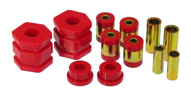 Prothane 96-00 Honda Civic Front Upper/Lower Control Arm Bushings - Red - RPL Performance