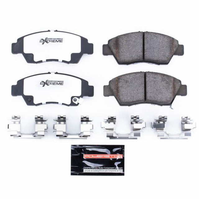 Power Stop 02-06 Acura RSX Front Z26 Extreme Street Brake Pads w/Hardware - RPL Performance