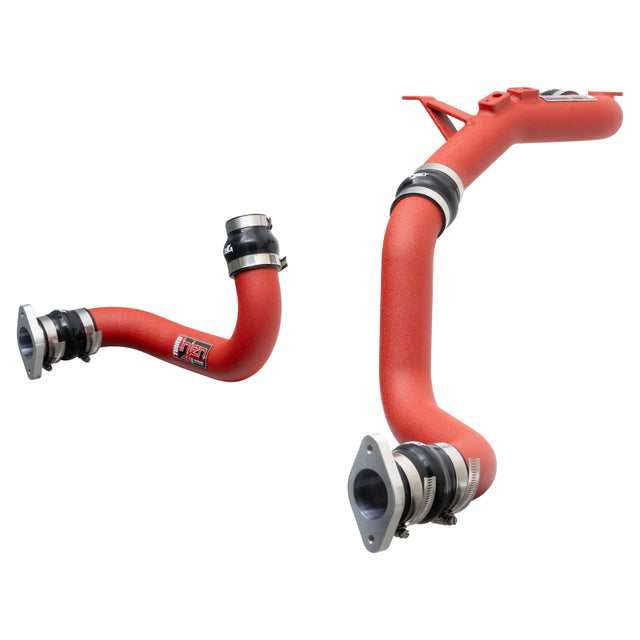 Injen 22-23 Honda/Acura Civic/Si/Integra 1.5L Turbo Aluminum Intercooler Pipe Kit - Wrinkle Red - RPL Performance