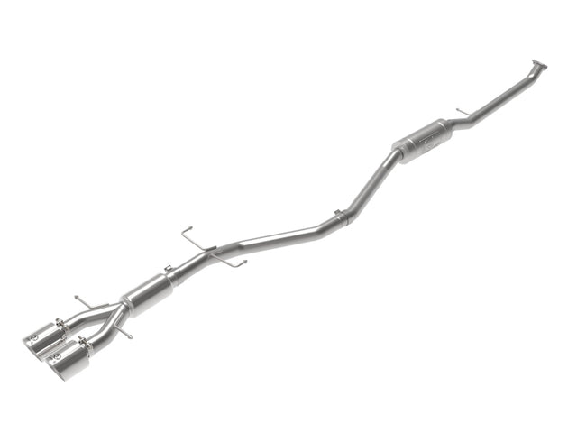 aFe Takeda 2.5in 304SS Cat-Back Exhaust System w/ Polished Tips 17-20 Honda Civic Si Sedan I4 1.5L - RPL Performance