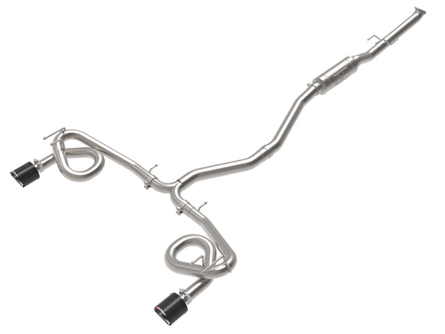 aFe 22-23 Honda Civic Si L4 1.5L (t) Takeda 2.5in to 3in 304 SS Cat-Back Exhaust w/Carbon Fiber Tips - RPL Performance