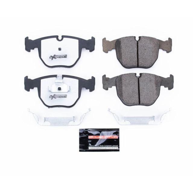 Power Stop 01-03 BMW 530i Front Z26 Extreme Street Brake Pads w/Hardware - RPL Performance